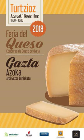 Feria del queso 2018 en Turtzioz con vermut Txurrut