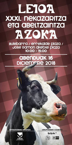 Feria Agrícola y Ganadera de Leioa 2018 con vermut Txurrut