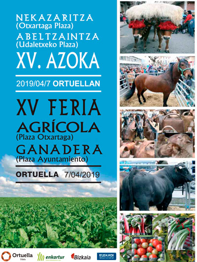 Feria Agricola y Ganadera 2019 de Ortuella con vermut Txurrut