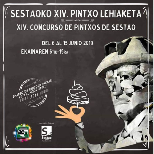 Concurso de pintxos 2019 de Sestao con vermut Txurrut