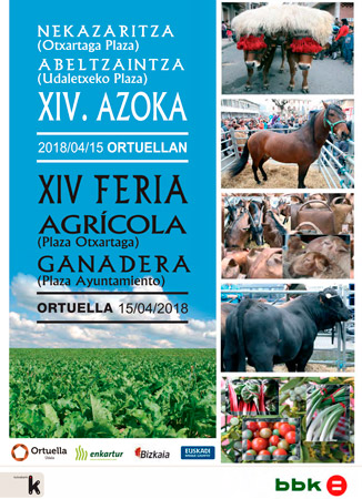 Feria agrícola y ganadera de Ortuella 2018 con vermut Txurrut