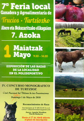 Feria agrícola y ganadera de Turtzioz 2018 con vermut Txurrut