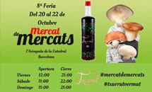 Mercat de Mercats 2017 en Barcelona con Txurrut