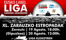 Regata en Zarautz de la Liga ACT Eusko Label con Txurrut